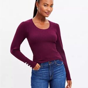 Loft Scoop Neck Sweater